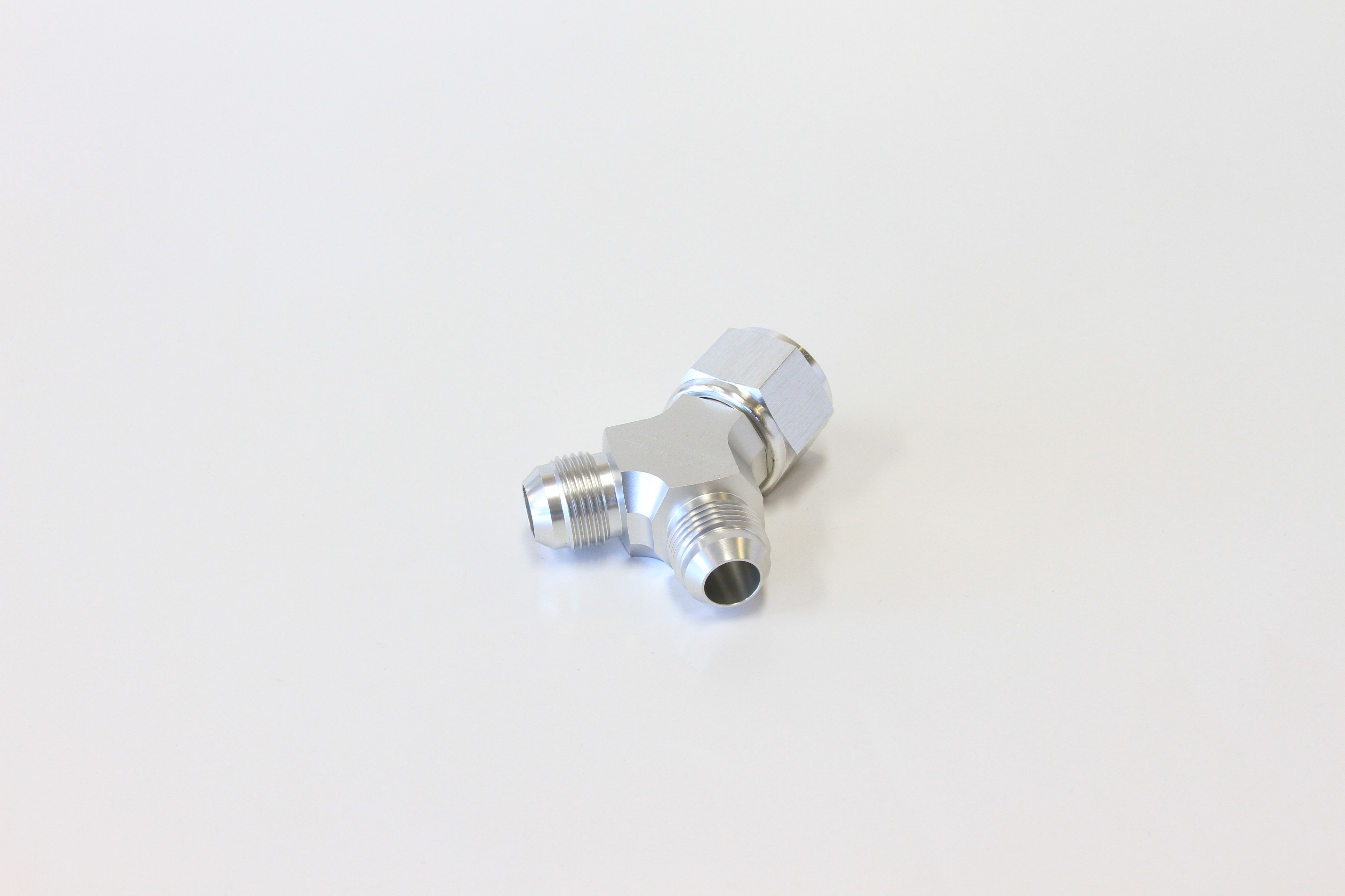 Y PIECE -10 SWIVEL NUT 2X -8ANSILVER