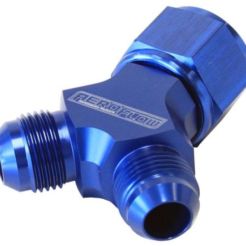 Y PIECE -12 SWIVEL NUT 2X-10ANBLUE