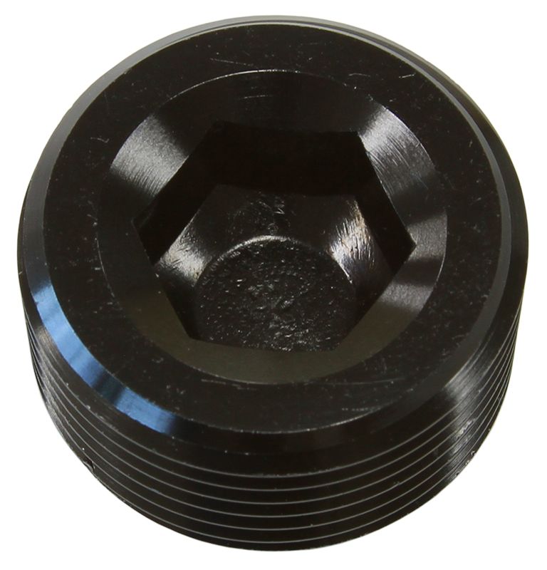 NPT PLUG 1/4" BLACK ALUMINUM BLACK 1/4" NPT