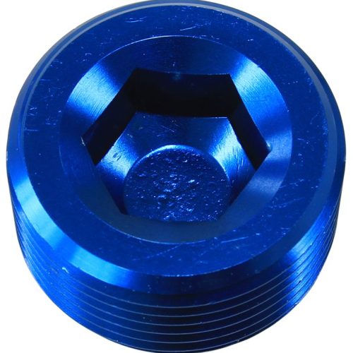 NPT PLUG 3/8″                 BLUE 3/8″ NPT 25pk