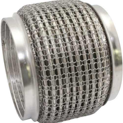 4″ I.D EXHAUST MESH FLEX      PIPE JOINT 4″ LONG 304 S/STEEL