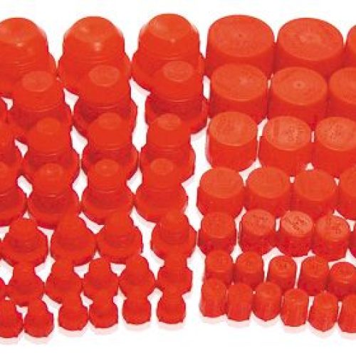 PLASTIC DUST CAP & PLUG 96 QTYASSORTED SIZES -3AN TO -20AN