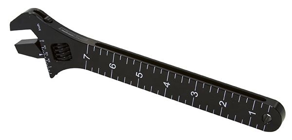 ADJUSTABLE SPANNER WHEELIE BLACK LARGE FOR UP TO -12 BNUT