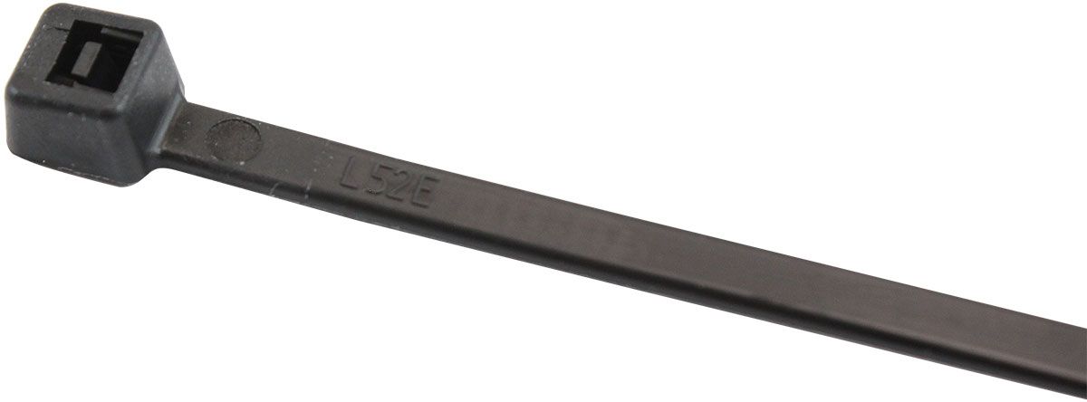 CABLE TIES 3.6mm x 200mm 1000 PACK BLACK ZIP TIE PA66