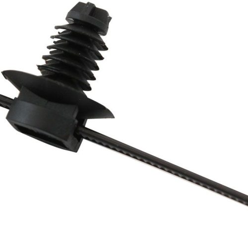 FIR TREE CABLE TIE 4.8x210mm 2PIECE 1000 PACK BLACK ZIP TIES