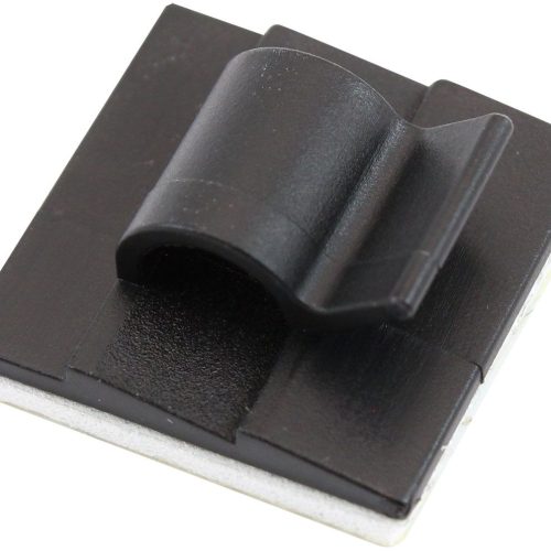 CABLE TIE MOUNT CLAMPS 5mm MAXBUNDLE PA66 3M ADHESIVE 50 PAC