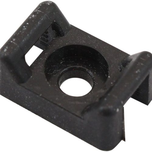 CABLE TIE SCREW MOUNTS 16mm x 10.7mm M3 HOLE PA66 25 PACK