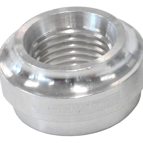 FEMALE WELD ON BUNG, -3 ORB   3/8-24 THREAD, ALUMINIUM