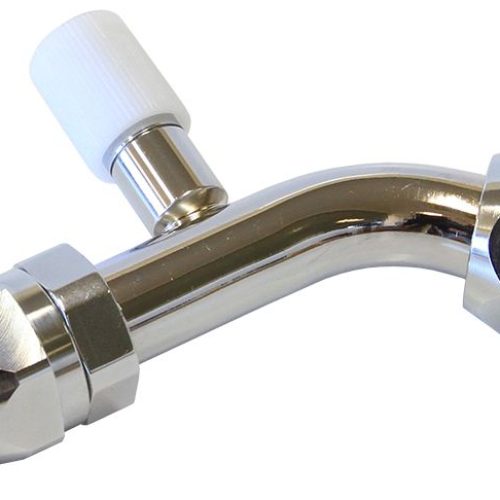 -8 A/C W/CHARGE PORT 45 DEG   STAINLESS