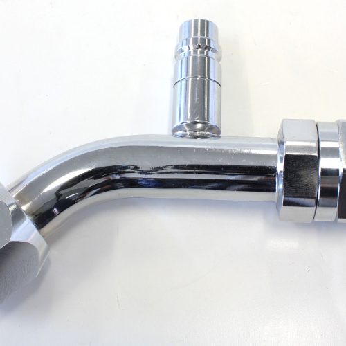 -10 A/C W/CHARGE PORT 45 DEG  STAINLESS