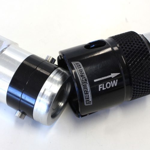 Quick Release -8 BUNA N Seal Black Aluminum